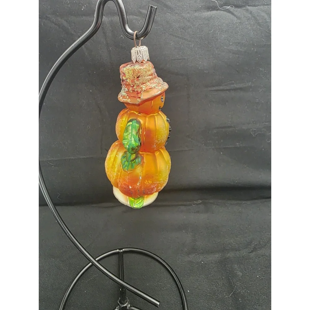 VTG 1999 Christopher Radko Leader of the Patch Jr Pumpkin Halloween Ornament